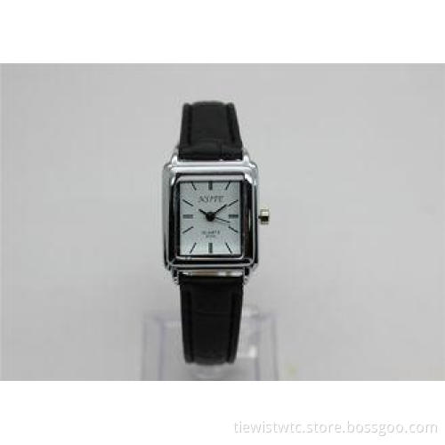 Normal Domed glass Leather strap square PC21S Ladies Wrist